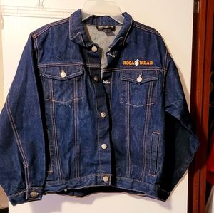 Rocawear demin boy jacket size 14.